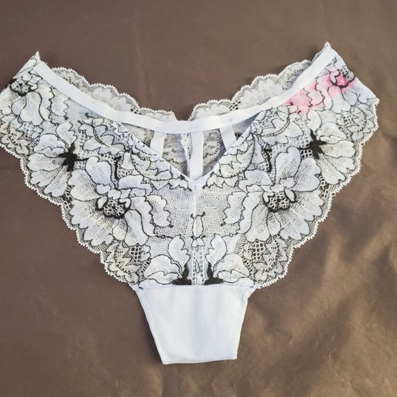 NWOT La Senza Panties: Light Blue and Navy Blue - New, Washed SUPER CUTE & SEXY - Picture 4 of 7